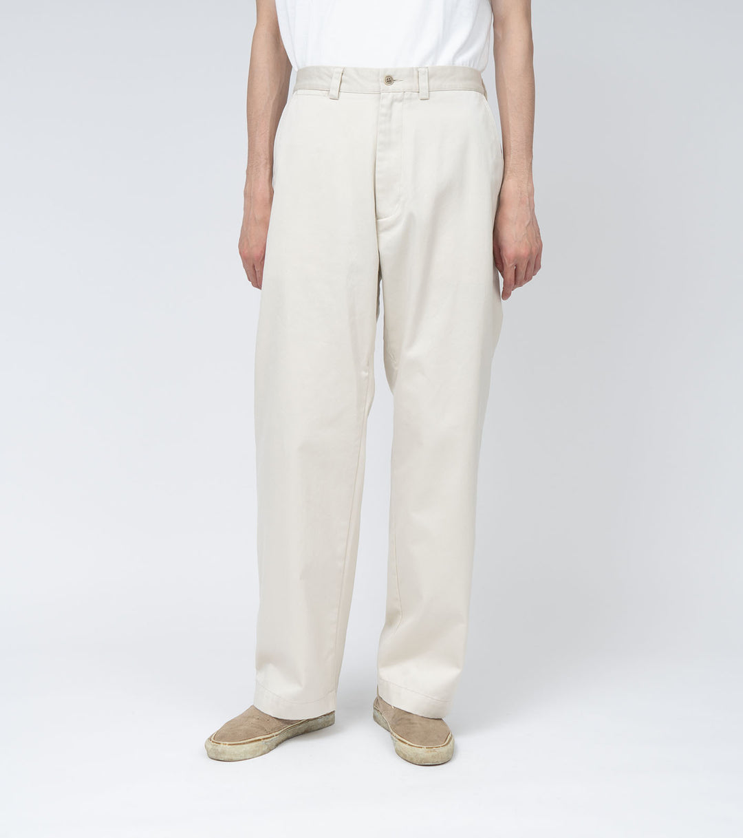 パンツ Nanamica Wide Chino Pants SUCF913 White Wide Chino Pants – nanamica NEW YORK