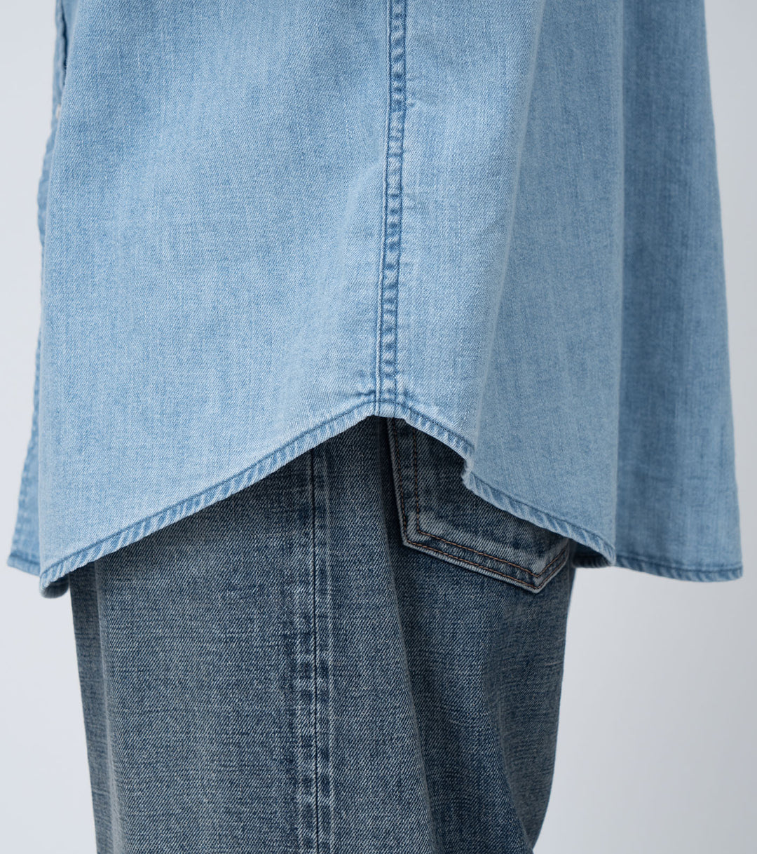 Regular Collar Light Denim Shirt – nanamica NEW YORK