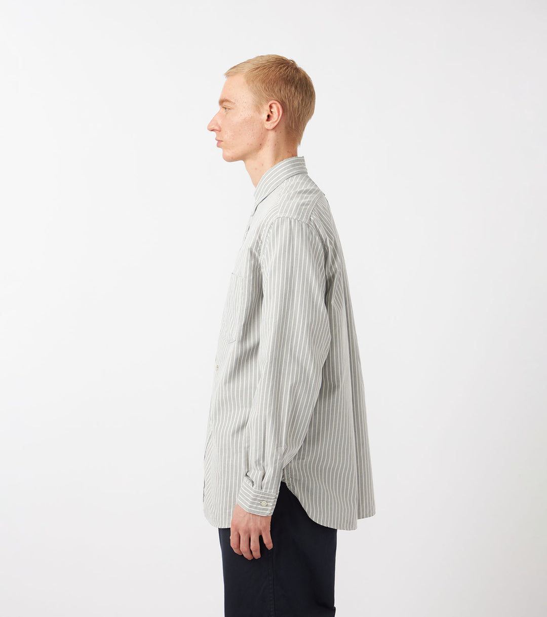 Button Down Stripe Wind Shirt – nanamica NEW YORK