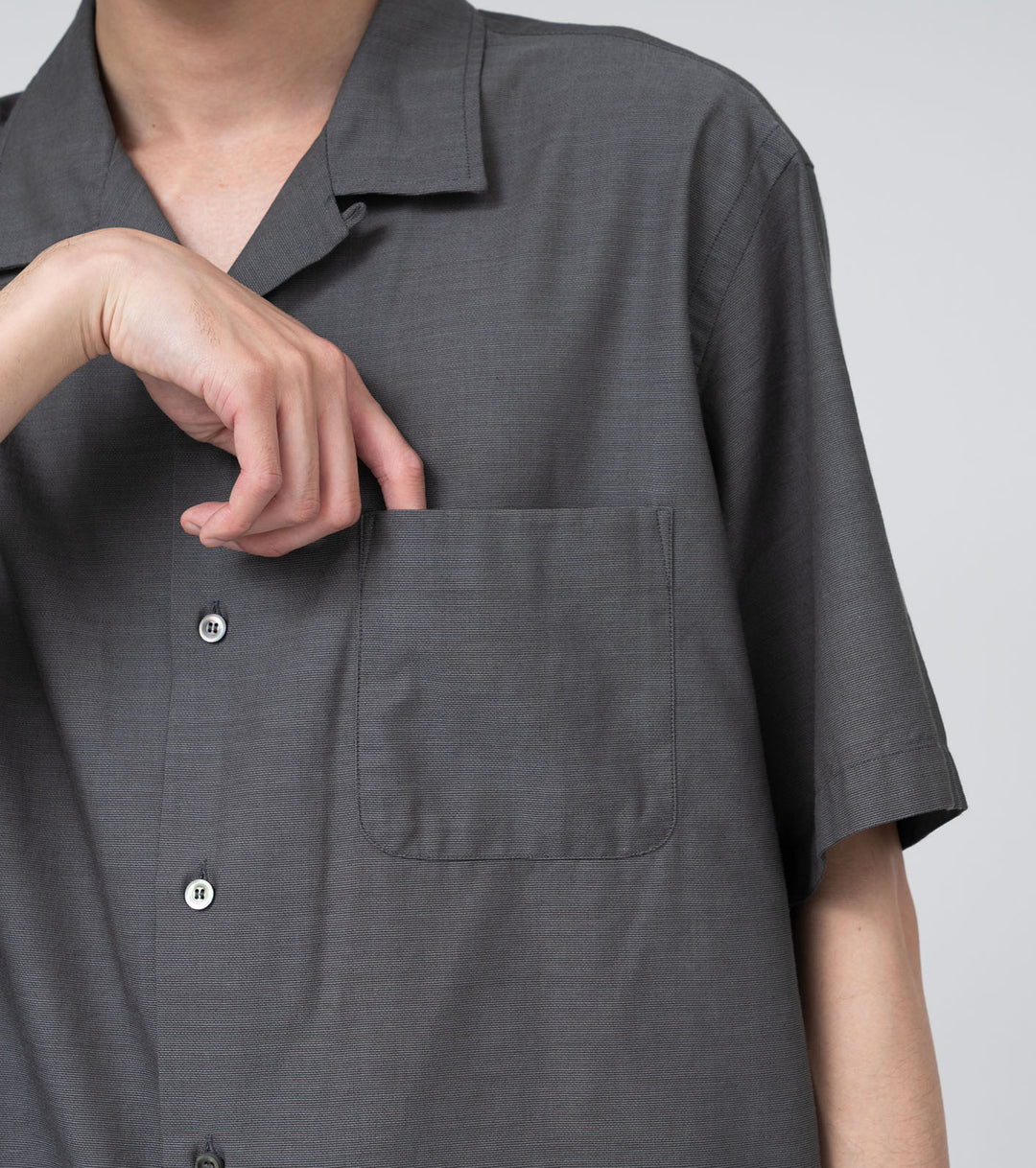 Open Collar Panama S/S Shirt – nanamica NEW YORK