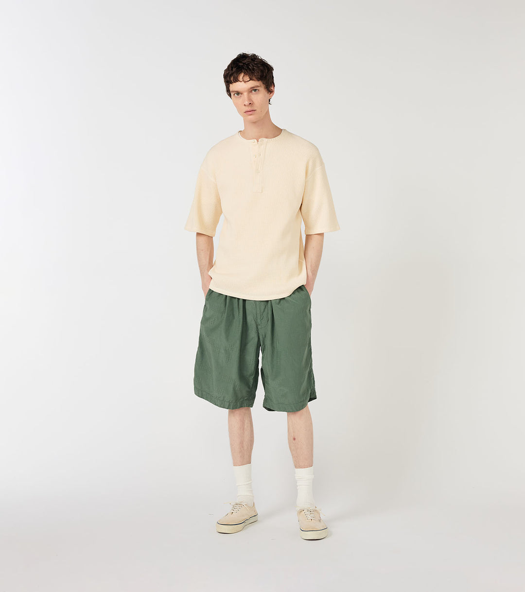 Henley Neck Thermal Sweat Tee – nanamica NEW YORK