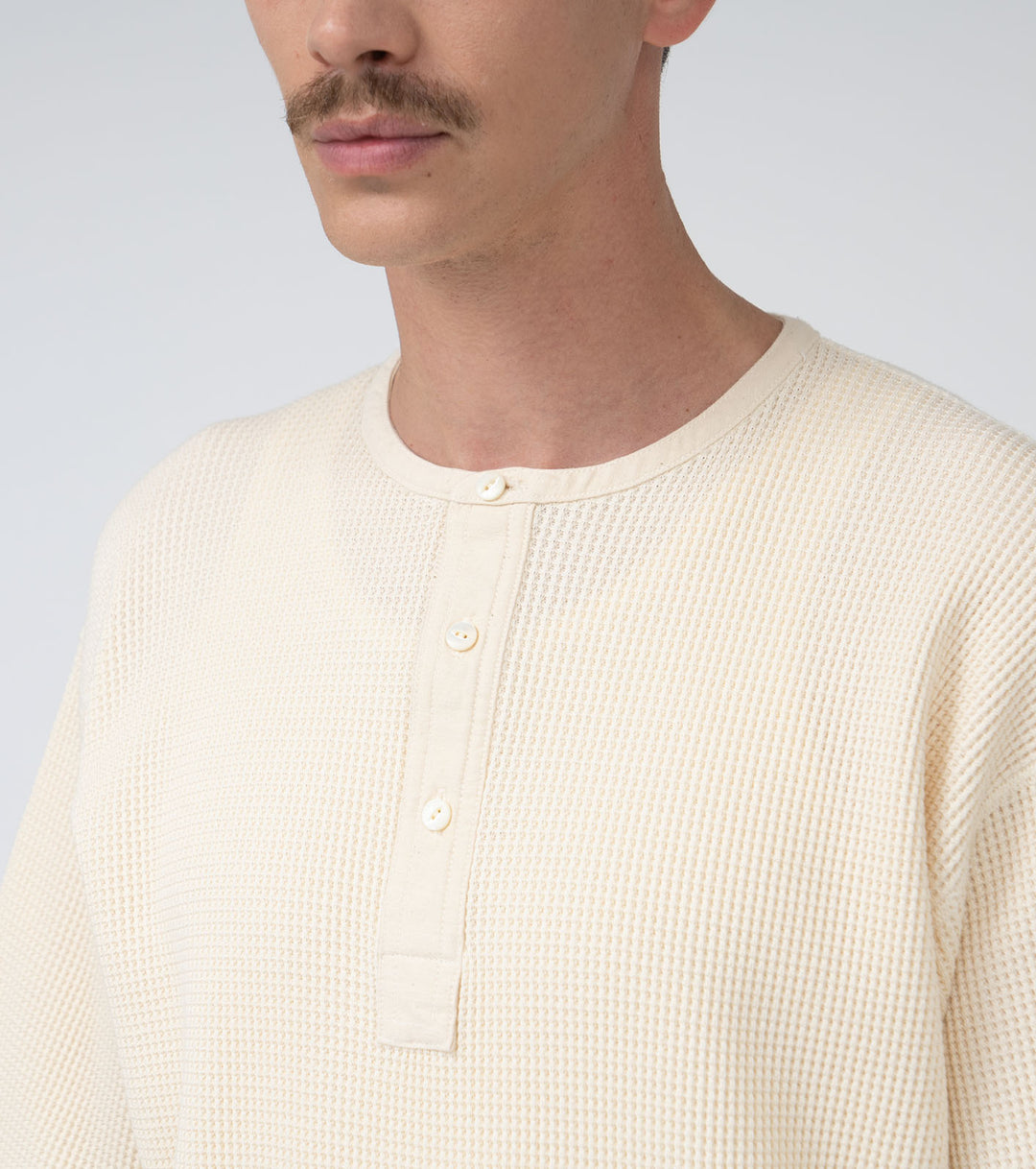 高評価アイテム Sweat Thermal Neck Henry Tee YORK NEW nanamica – トップス