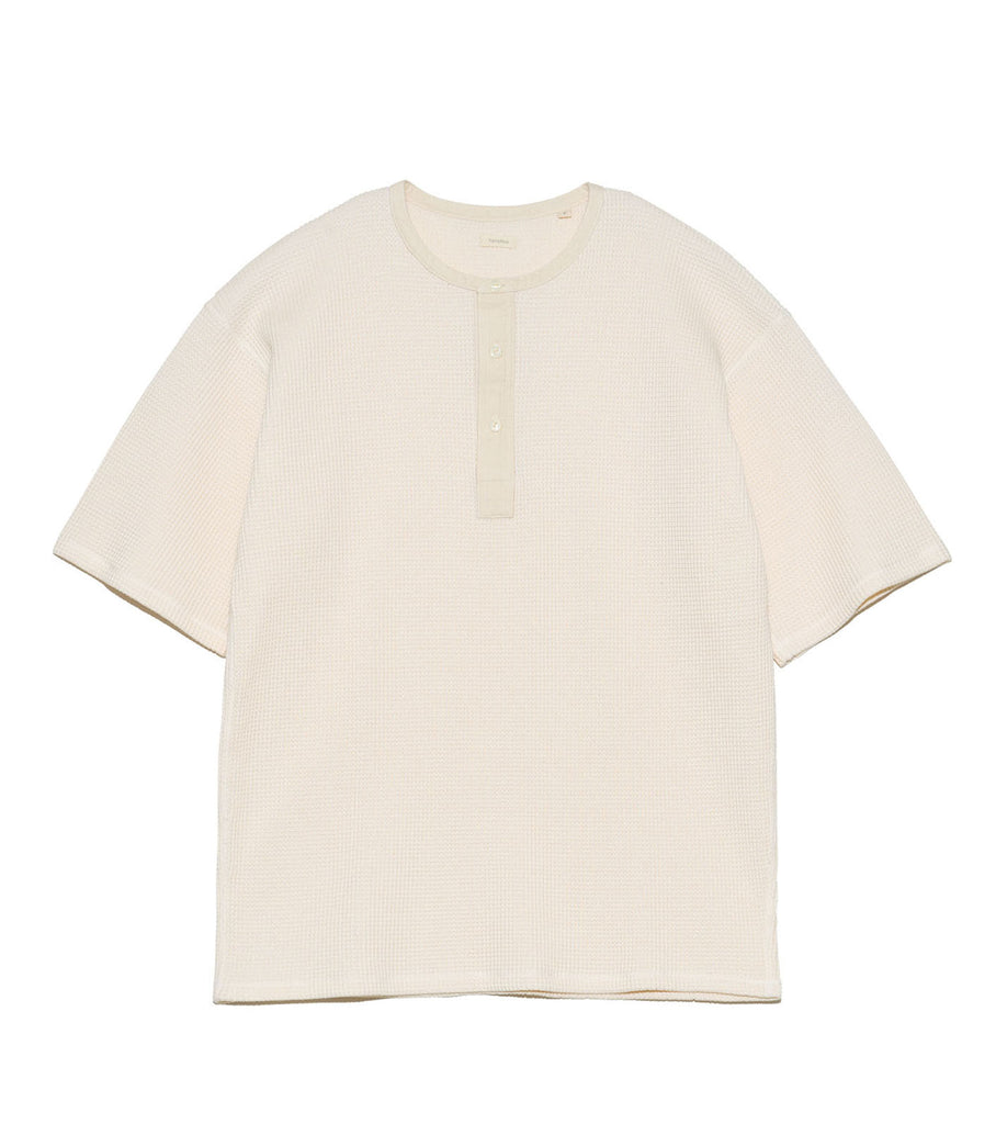 【SATIIIZ】Payro Henry Neck T-Shirt Payro Henry Neck T-Shirt - satiiiz