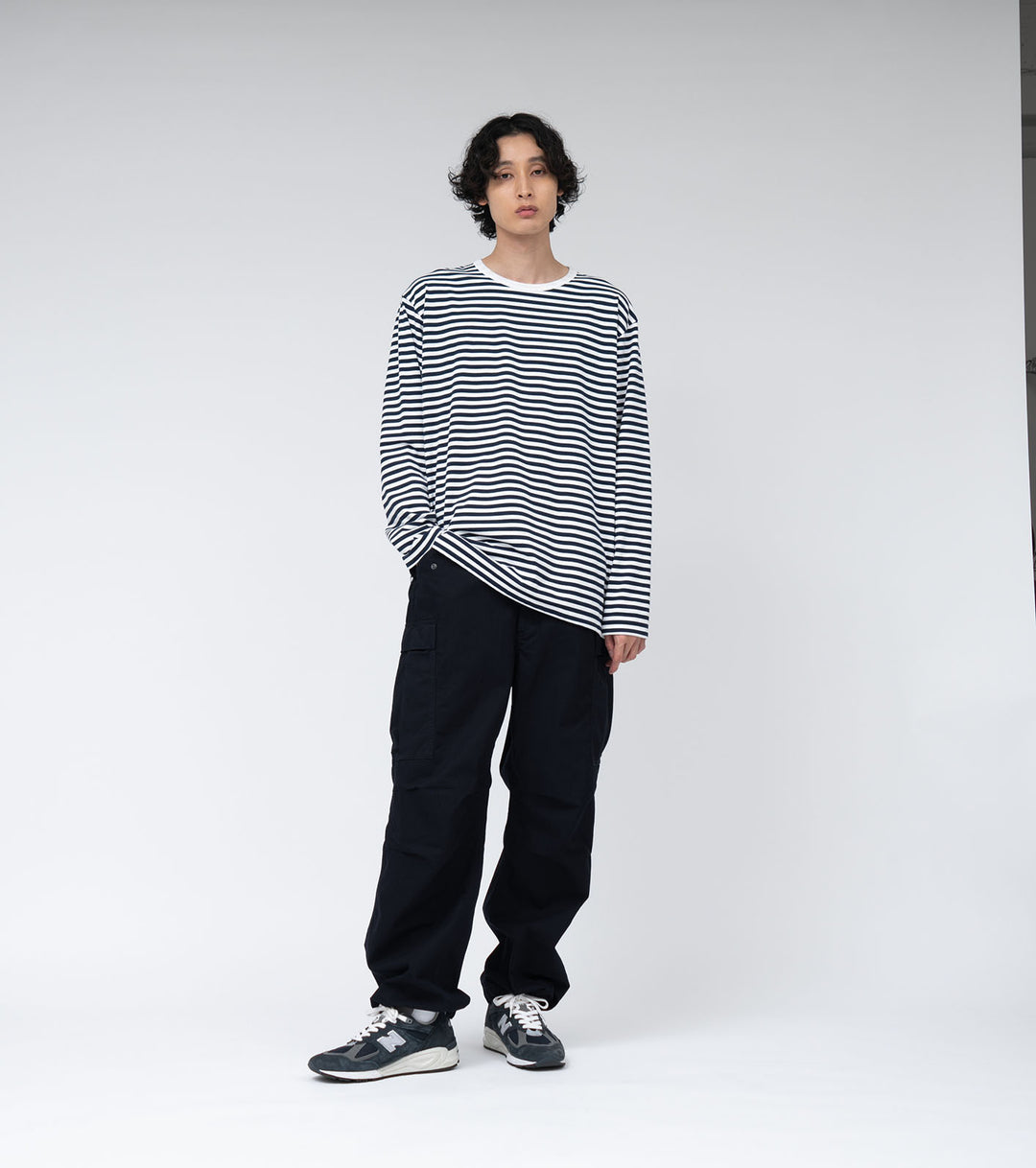 ナナミカ　COOLMAX Stripe Jersey L/S Tee COOLMAX Stripe Jersey L/S Tee – nanamica NEW YORK