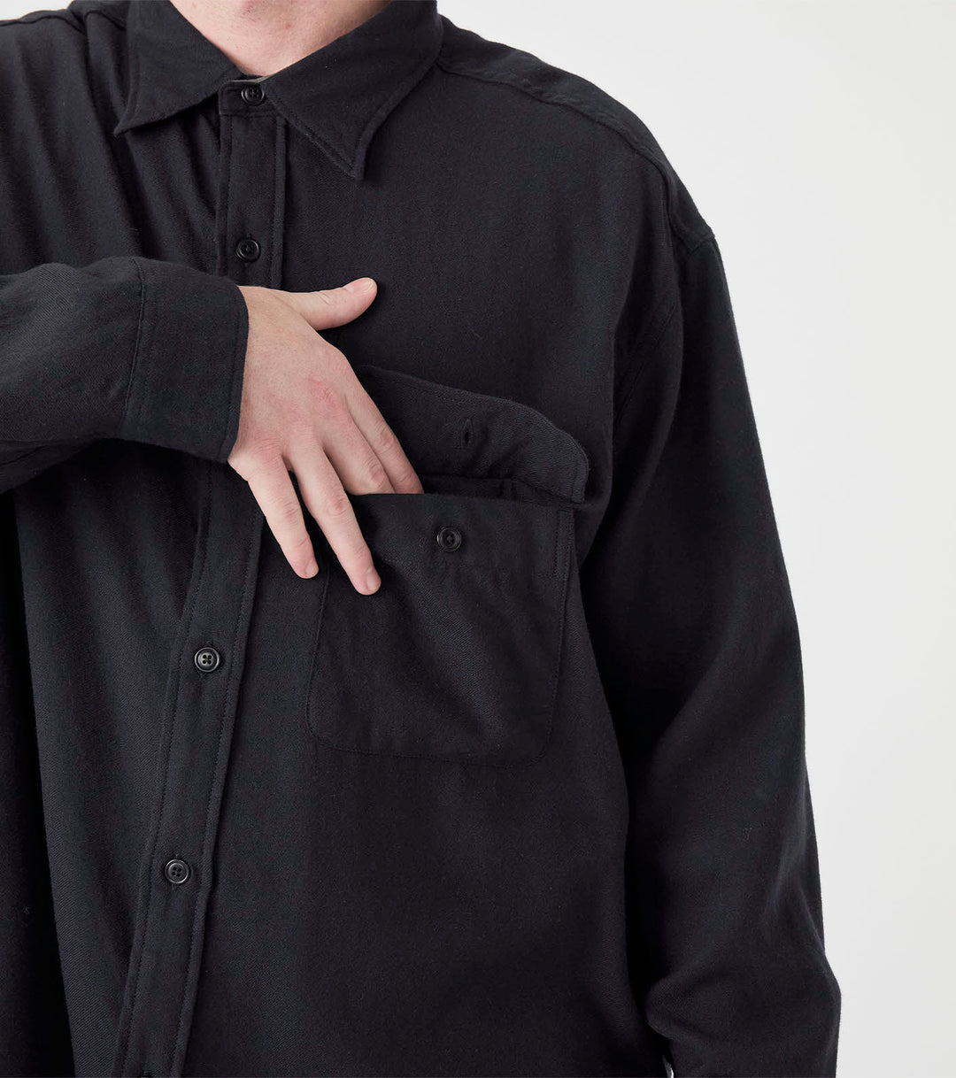 Coming Soon] Wool CPO Shirt – nanamica NEW YORK