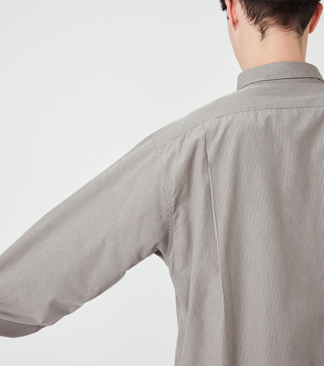 Coming Soon] Regular Collar Striped Wind Shirt – nanamica NEW YORK