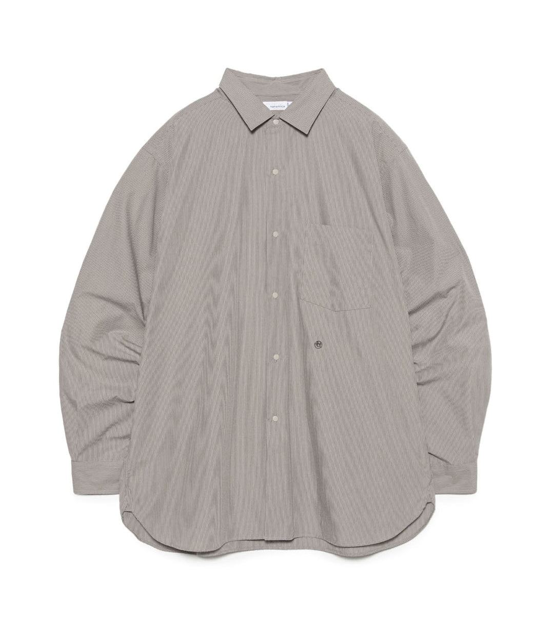 トップス nanamica / Regular Collar Wind Shirt Regular Collar Striped Wind Shirt – nanamica NEW YORK