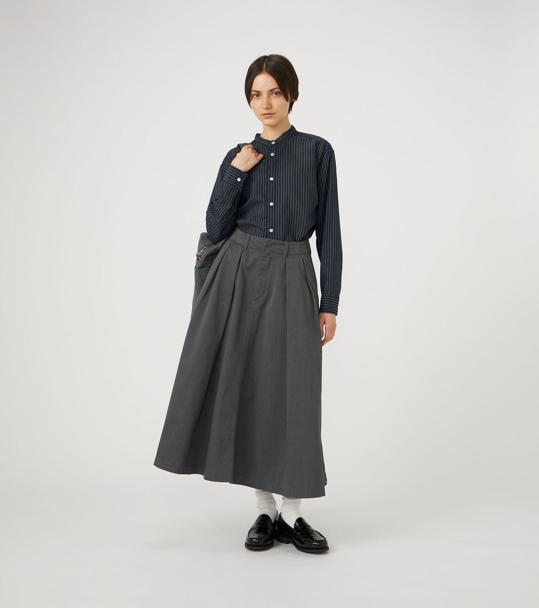 Coming Soon] Band Collar Shirt – nanamica NEW YORK