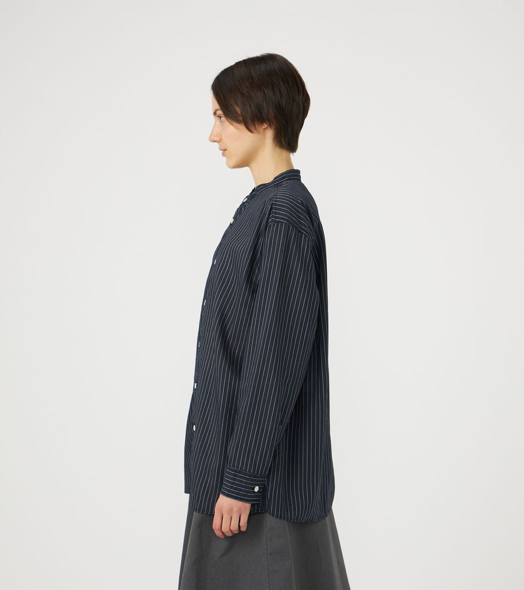 Coming Soon] Band Collar Shirt – nanamica NEW YORK