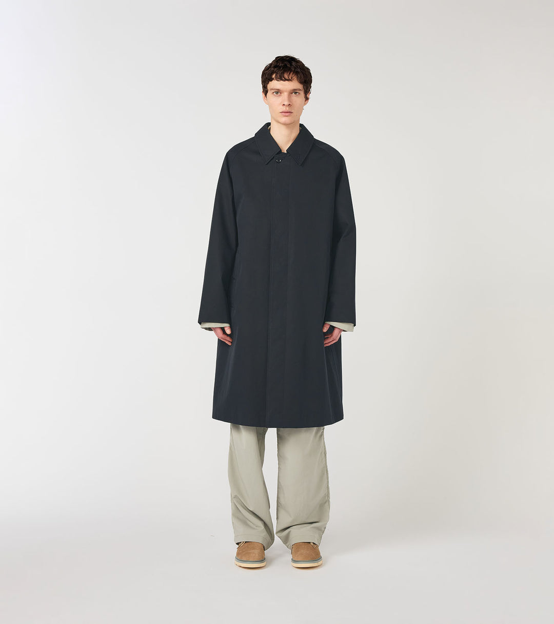 2L Cotton GORE-TEX Balmacaan Coat – nanamica NEW YORK