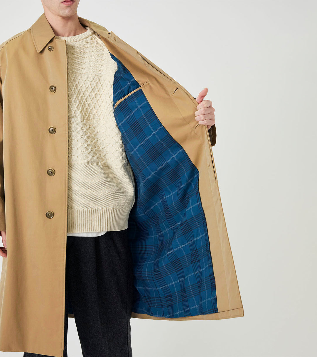 Coming Soon] 2L Cotton GORE-TEX Balmacaan Coat – nanamica NEW YORK