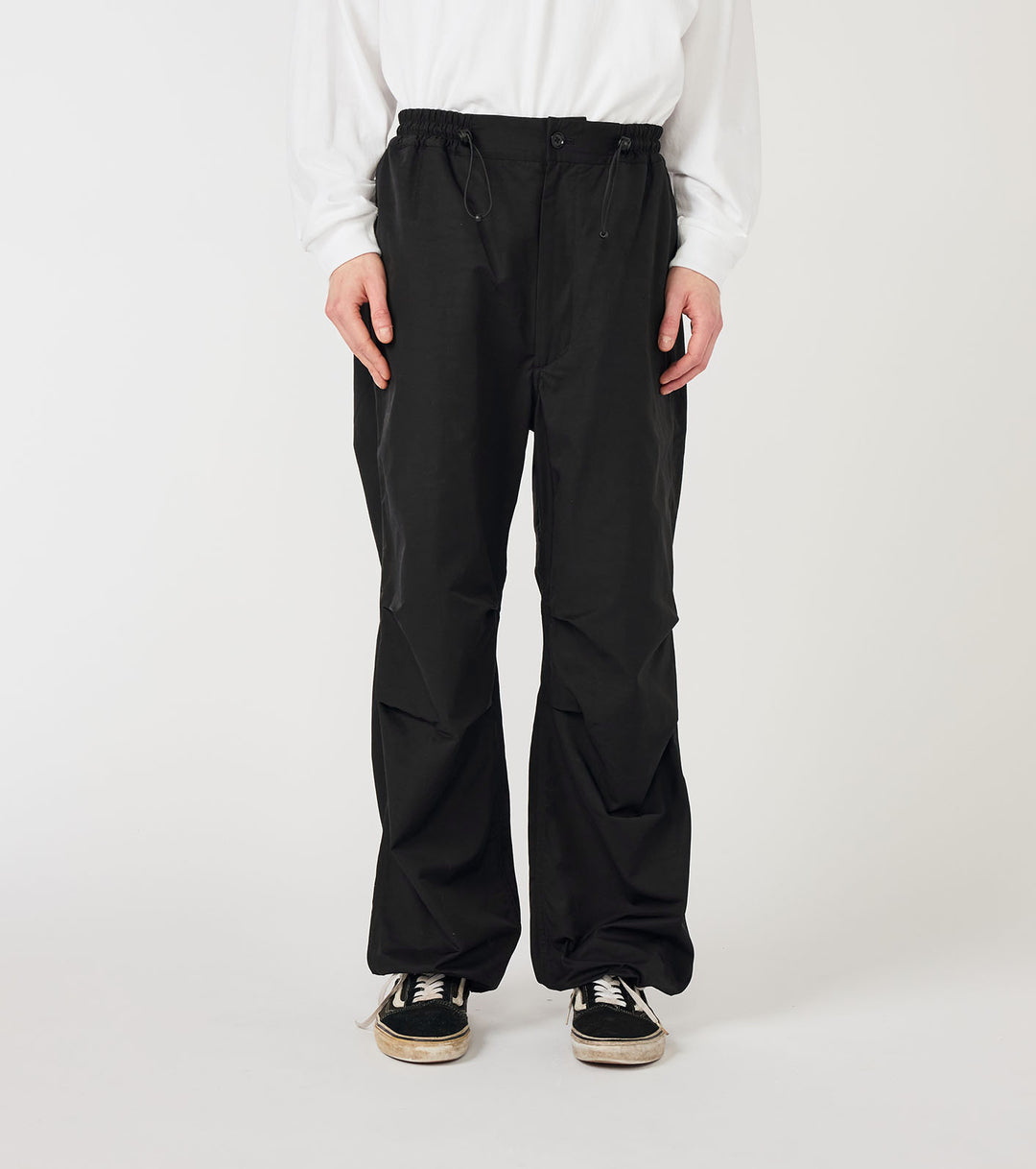 ANCELLM LINENSUEDE DECK PANTS(BLACK)サイズ2 Nylon Twill Deck Pants – nanamica NEW YORK