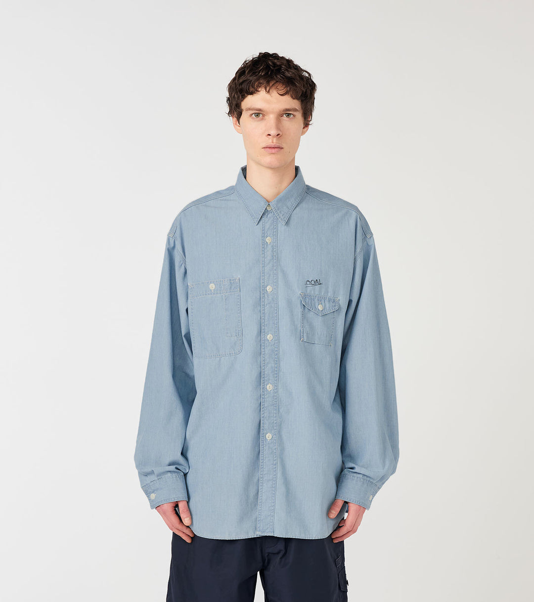 トップス nanamica Regular Collar Chambray Shirt Regular Collar Chambray Shirt – nanamica NEW YORK