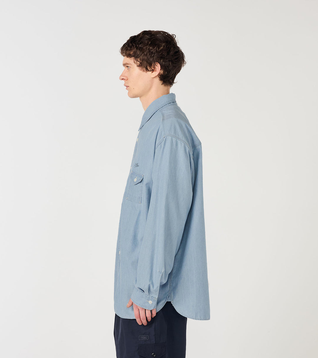 トップス nanamica Regular Collar Chambray Shirt Regular Collar Chambray Shirt – nanamica NEW YORK