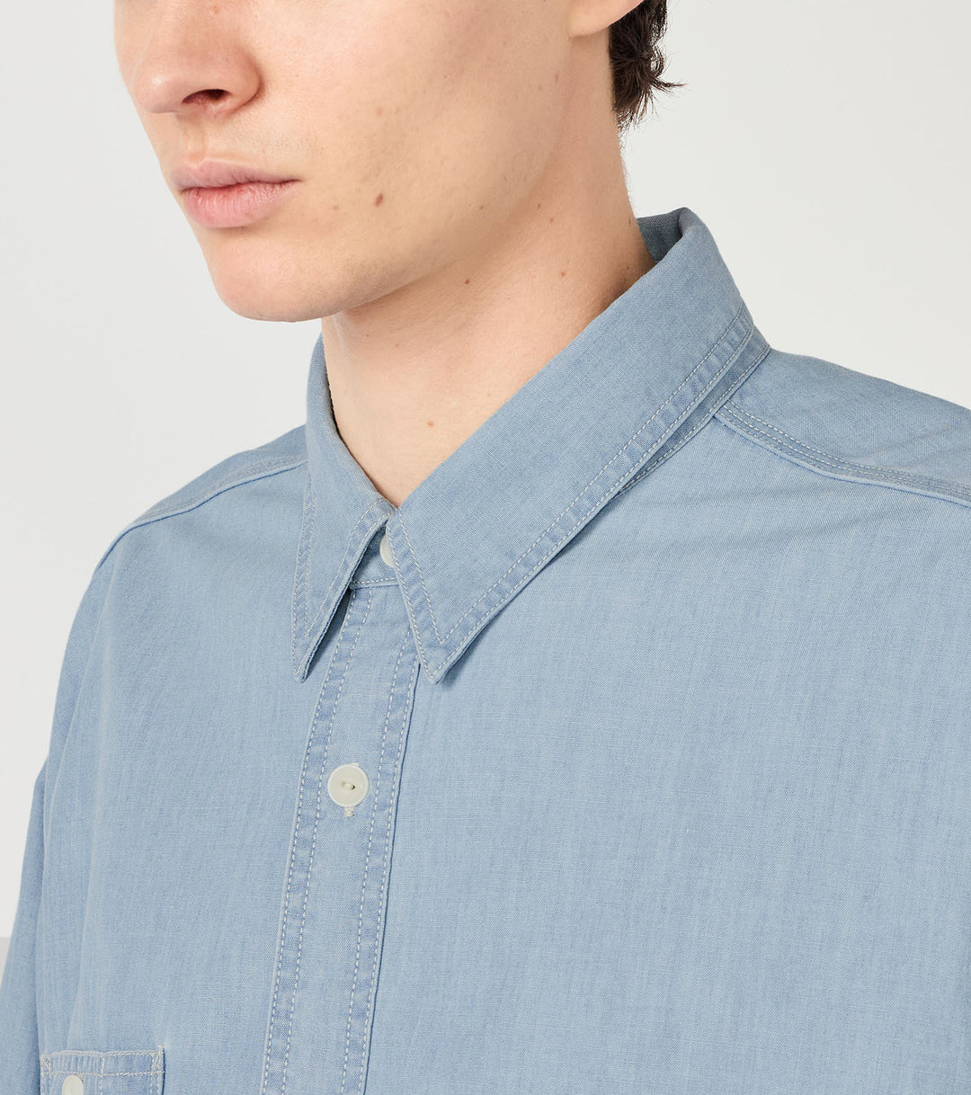 Regular Collar Chambray Shirt – nanamica NEW YORK