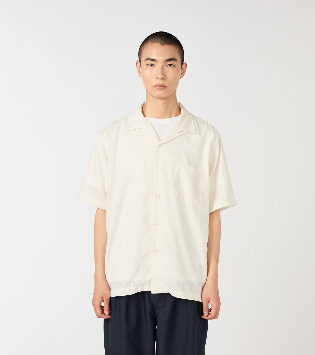 Open Collar Panama S/S Shirt – nanamica NEW YORK