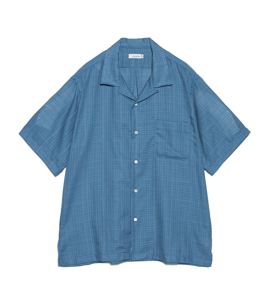 トップス nanamica Open Collar S/S Shirt SUGS412 Open Collar Panama S/S Shirt – nanamica NEW YORK