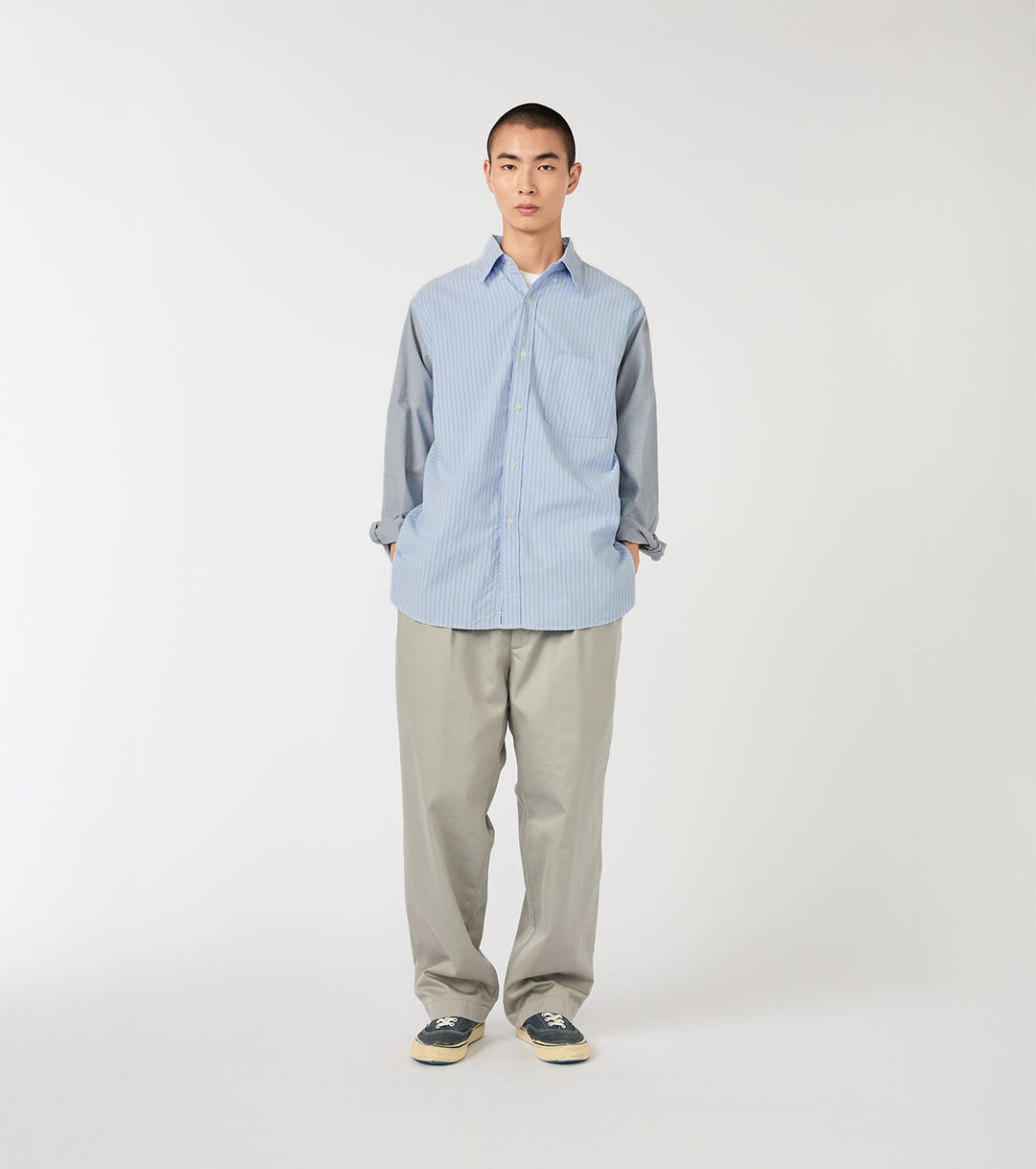 Button Down Stripe Storm Shirt – nanamica NEW YORK