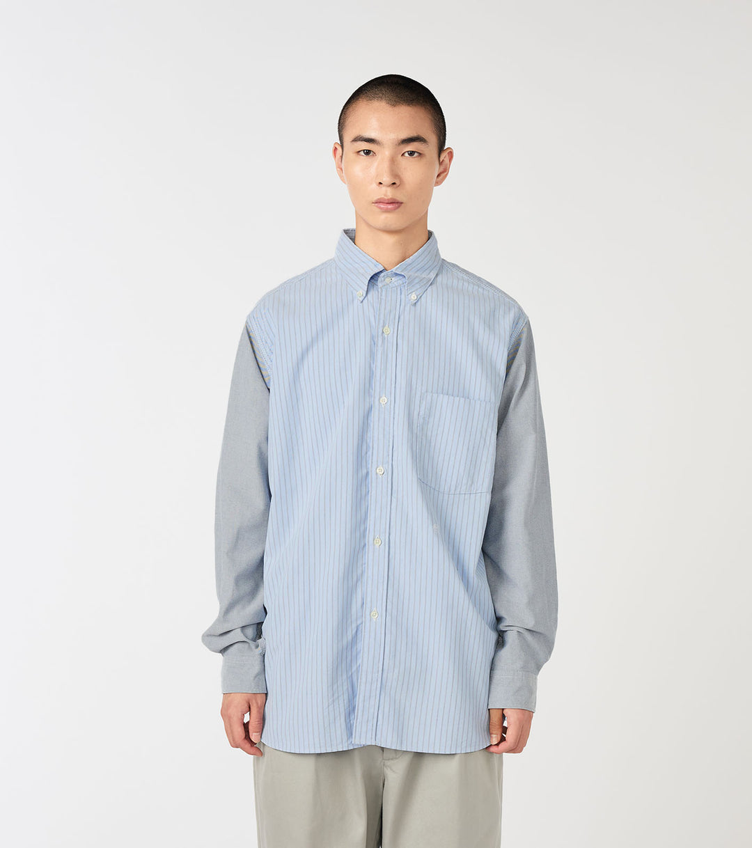Button Down Stripe Storm Shirt – nanamica NEW YORK
