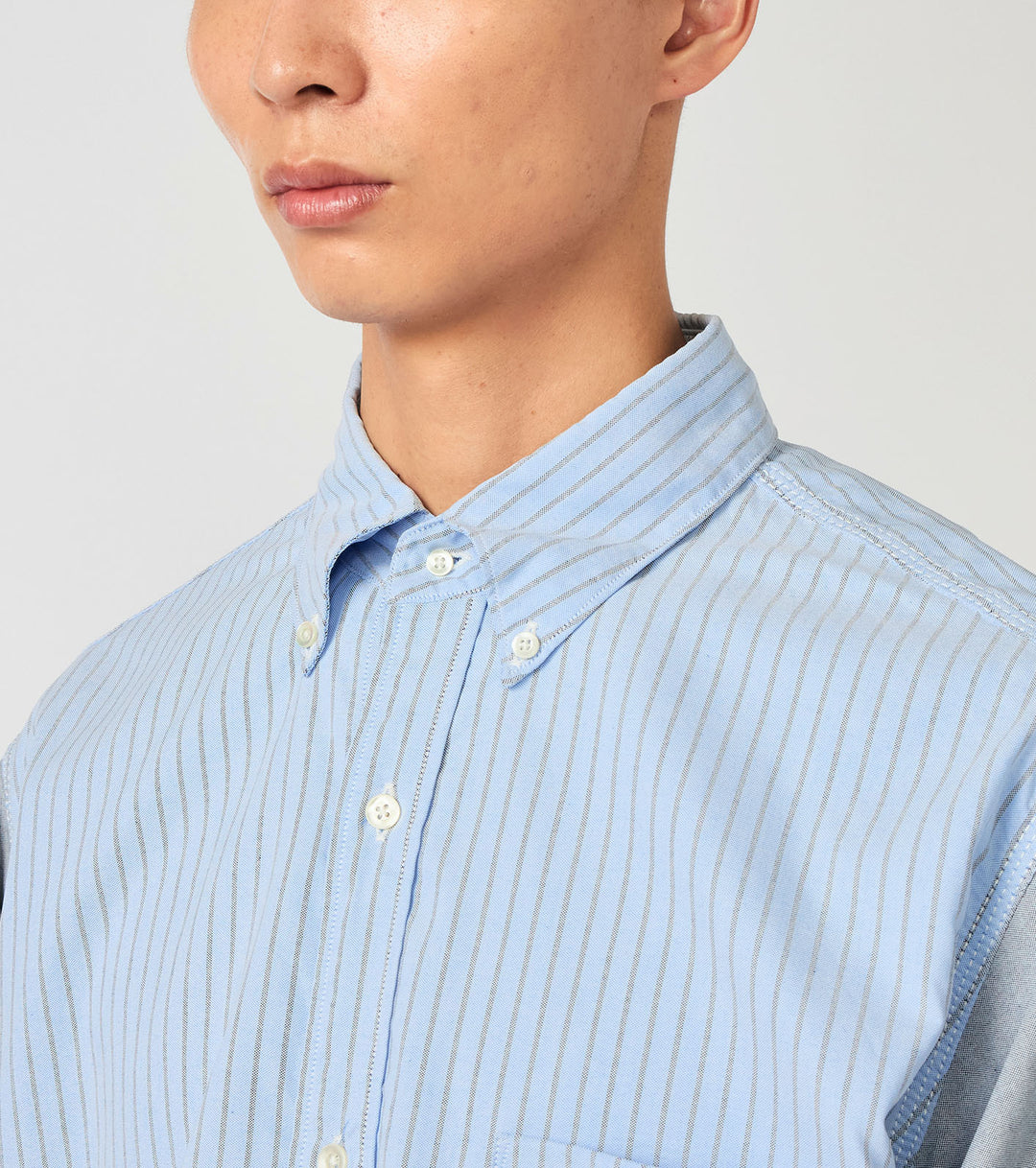 Button Down Stripe Storm Shirt – nanamica NEW YORK