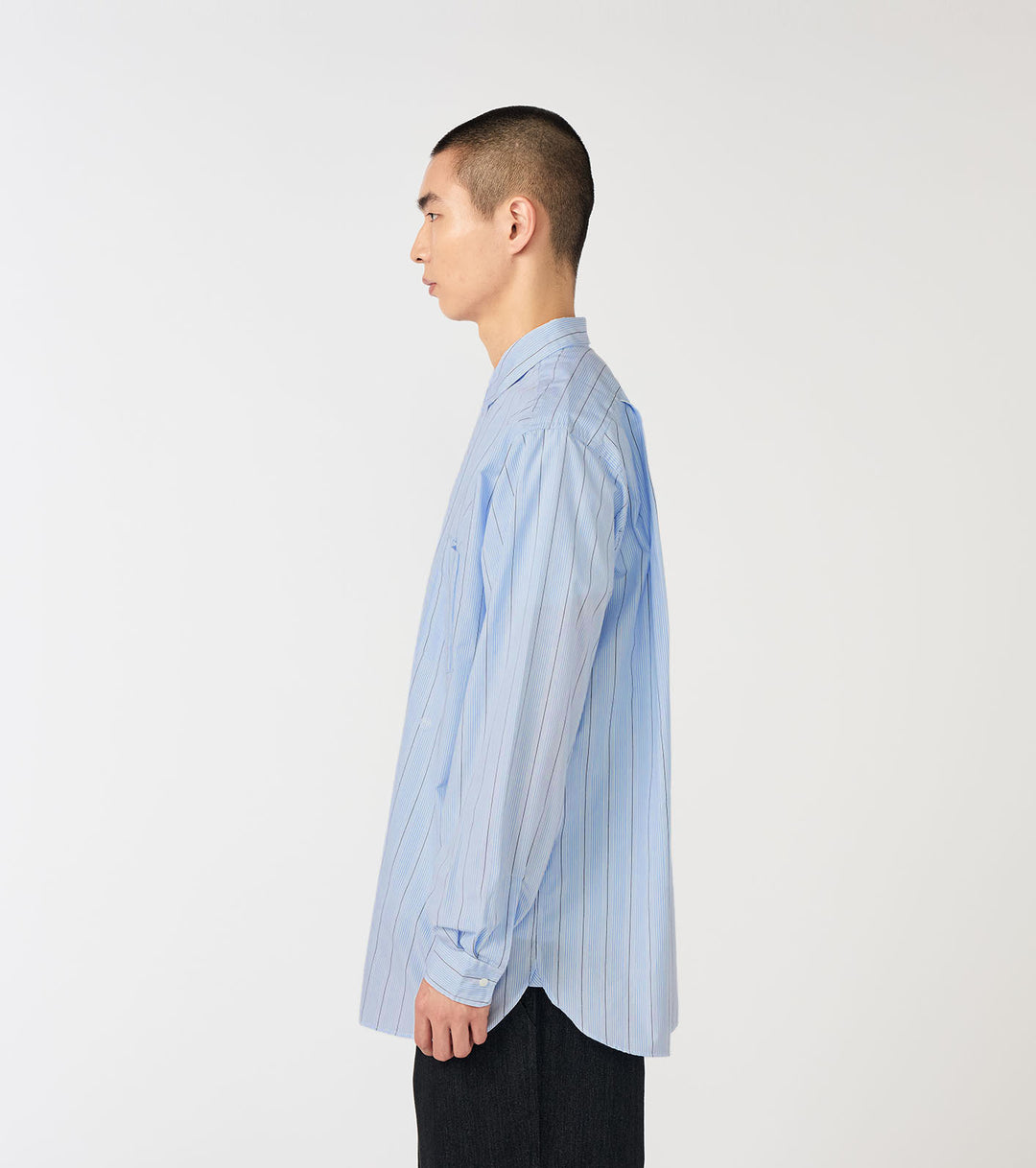 Regular Collar Stripe Wind Shirt – nanamica NEW YORK
