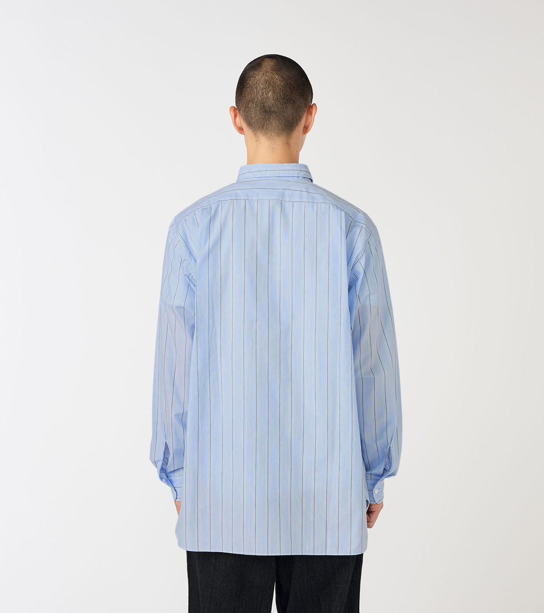 ナナミカ　Regular Collar Stripe Wind Shirt Regular Collar Stripe Wind Shirt – nanamica NEW YORK