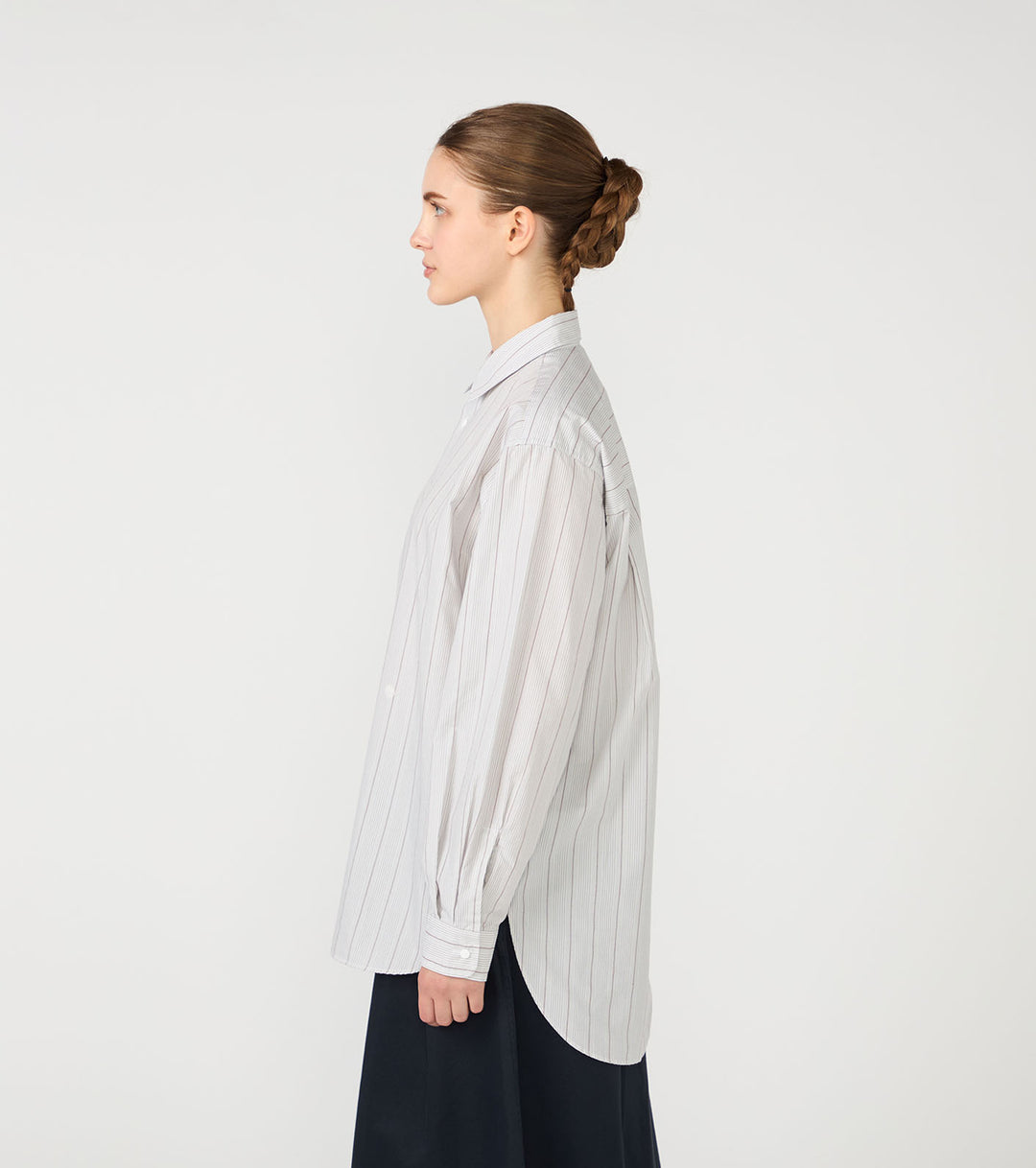 Regular Collar Stripe Wind Shirt – nanamica NEW YORK