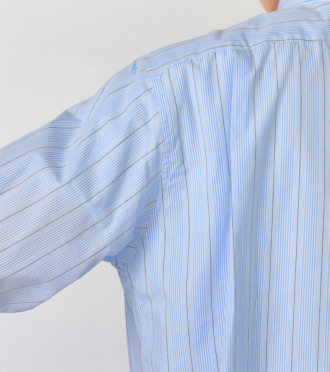 Regular Collar Stripe Wind Shirt – nanamica NEW YORK