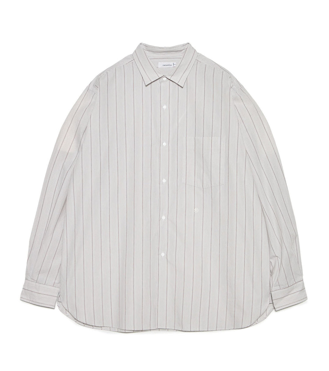 Regular Collar Stripe Wind Shirt – nanamica NEW YORK