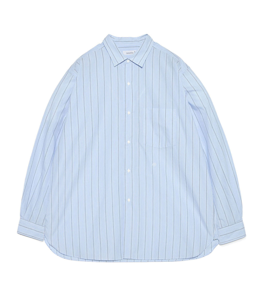 Regular Collar Stripe Wind Shirt – nanamica NEW YORK