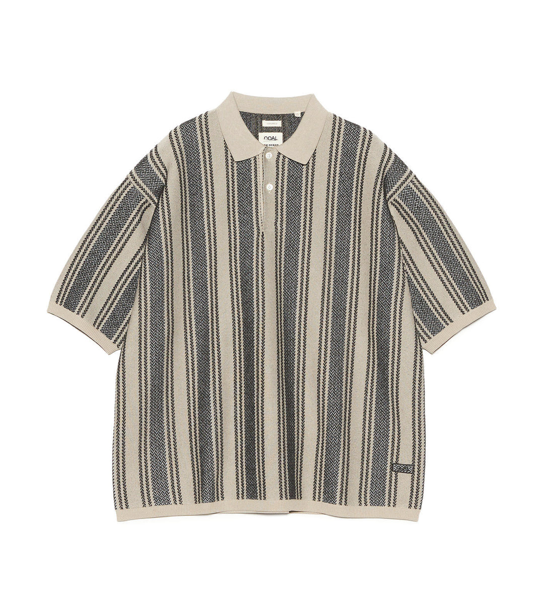 nanamica ナナミカ Stripe Polo Sweater Knit Polo Sweater – nanamica NEW YORK