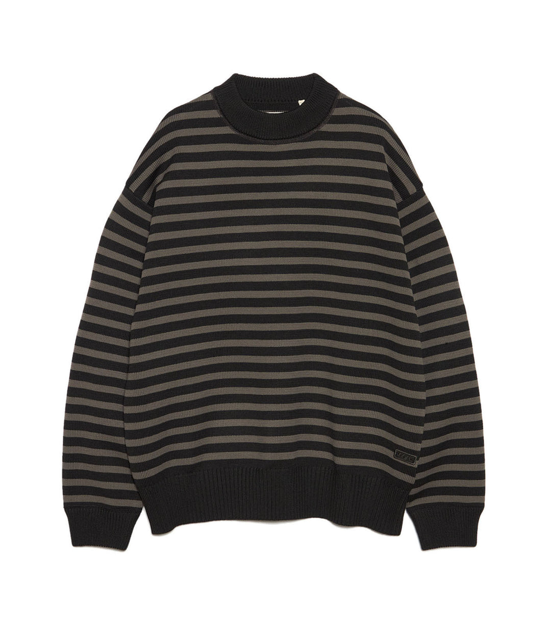 Mock Neck Stripe Sweater – nanamica NEW YORK