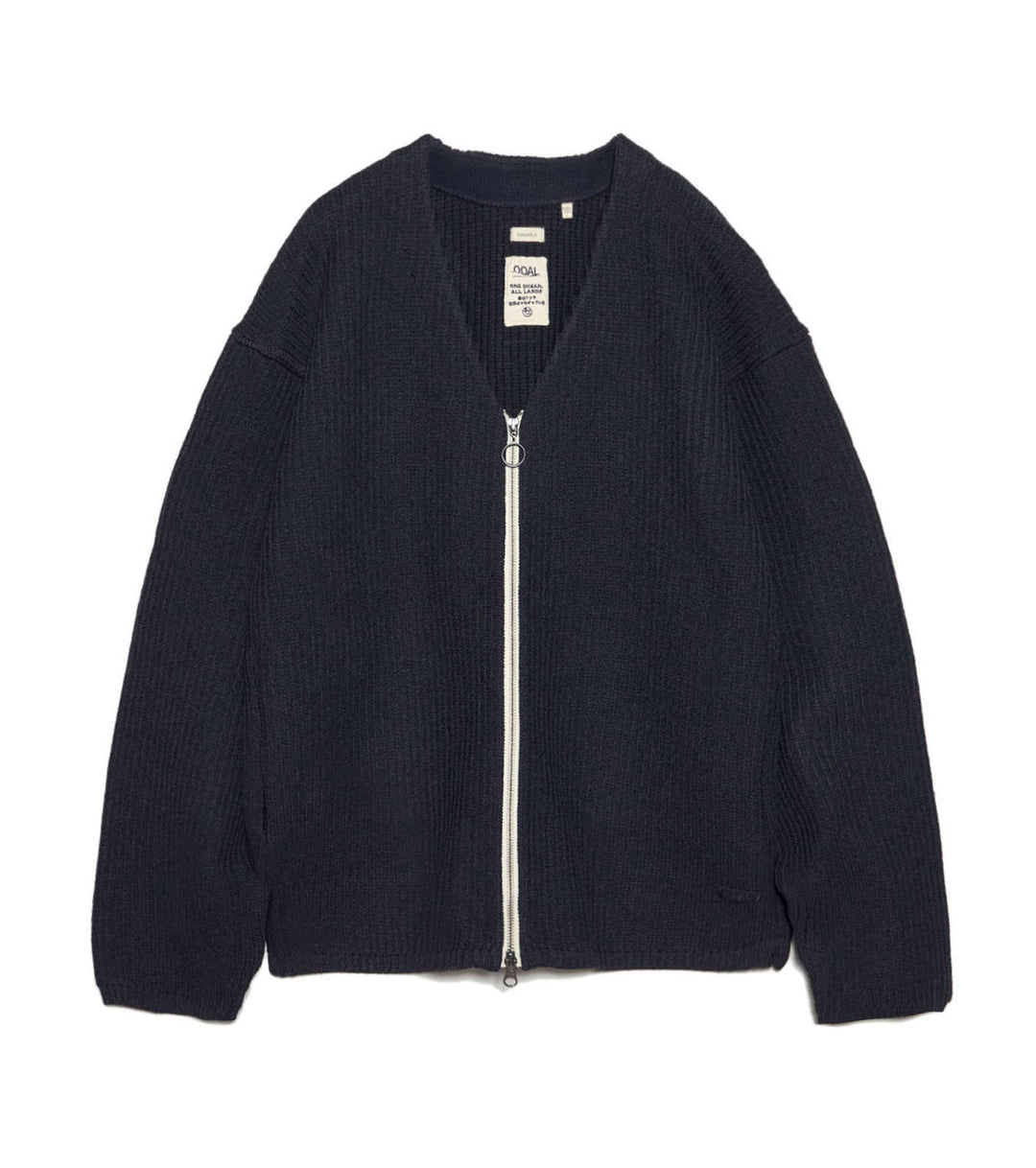 nanamica Cardigan ナナミカ カーディガン ネイビー XL 5G Zip Cardigan – nanamica NEW YORK