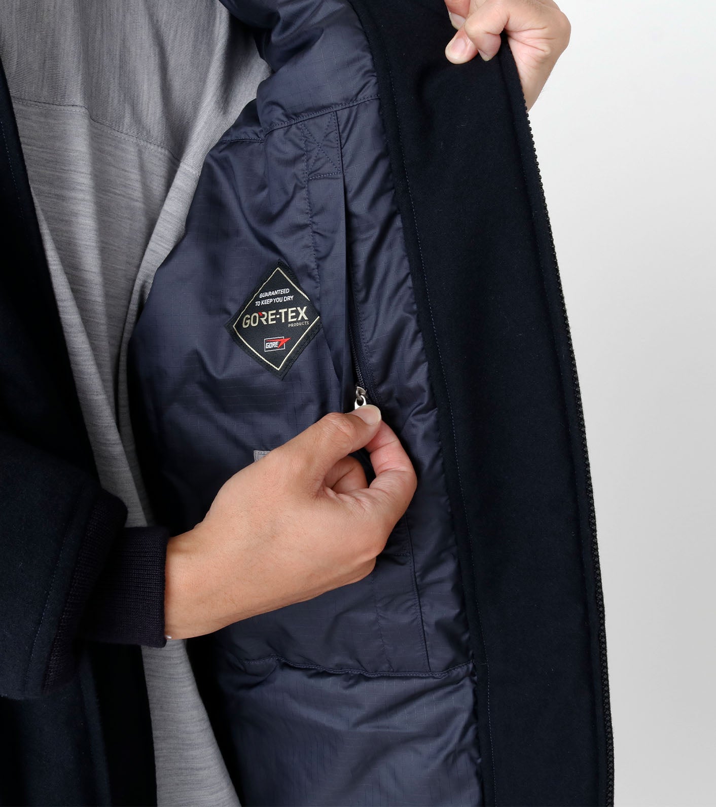 Wool GORE-TEX Cadet Coat Down Liner – nanamica NEW YORK