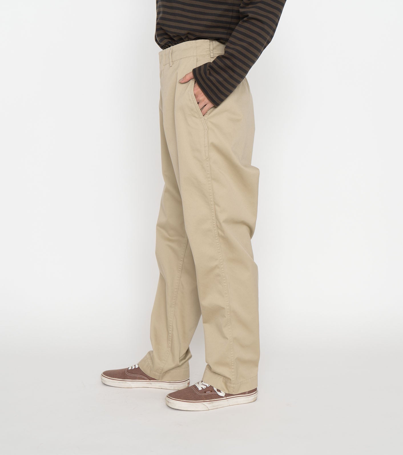 celine wide chino trousersチノパン - ANTYKI-WNETRZA