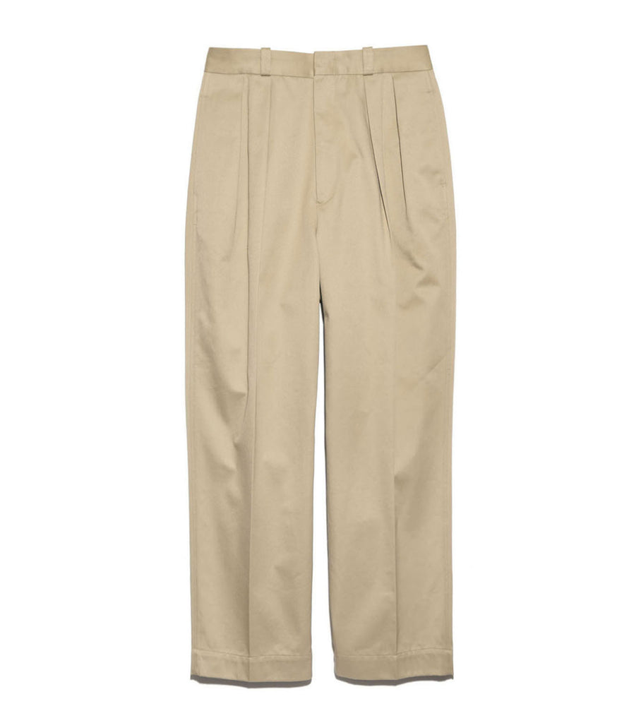 Double Pleat Chino Pants – nanamica NEW YORK