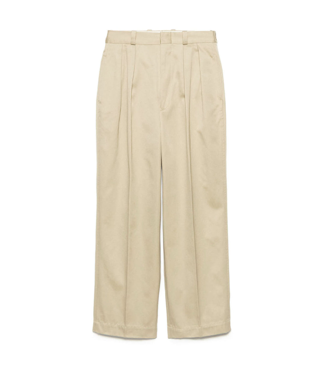 2025年秋冬の新作 DOBLE PLEATEDS CHINO TROUSERS Coming Soon] Double Pleated Chino Pants – nanamica NEW YORK