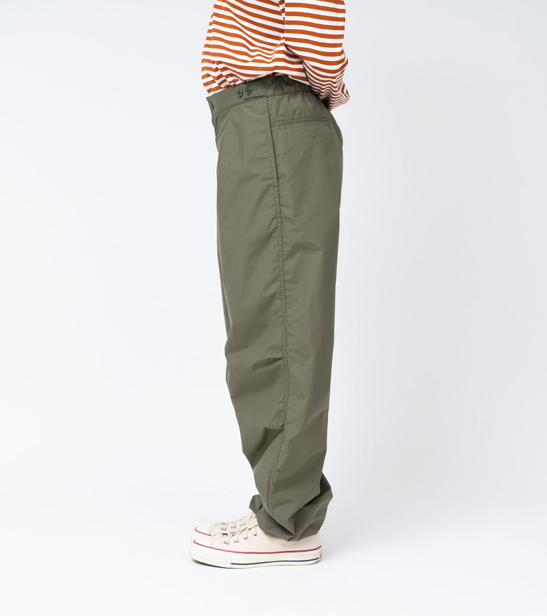 nanamica DECK PANTS オリーブ34 新品