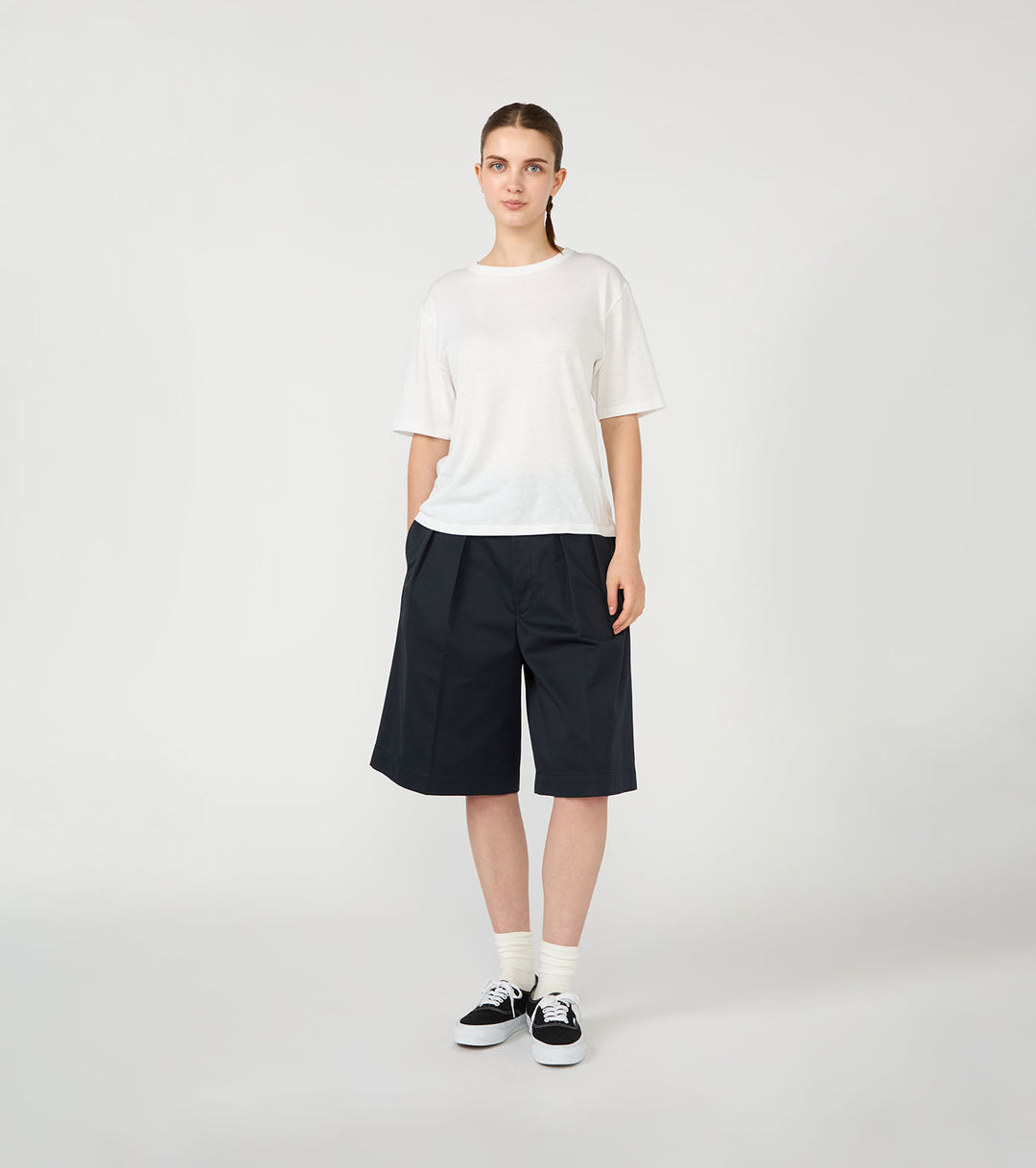 Double Pleated Chino Shorts – nanamica NEW YORK