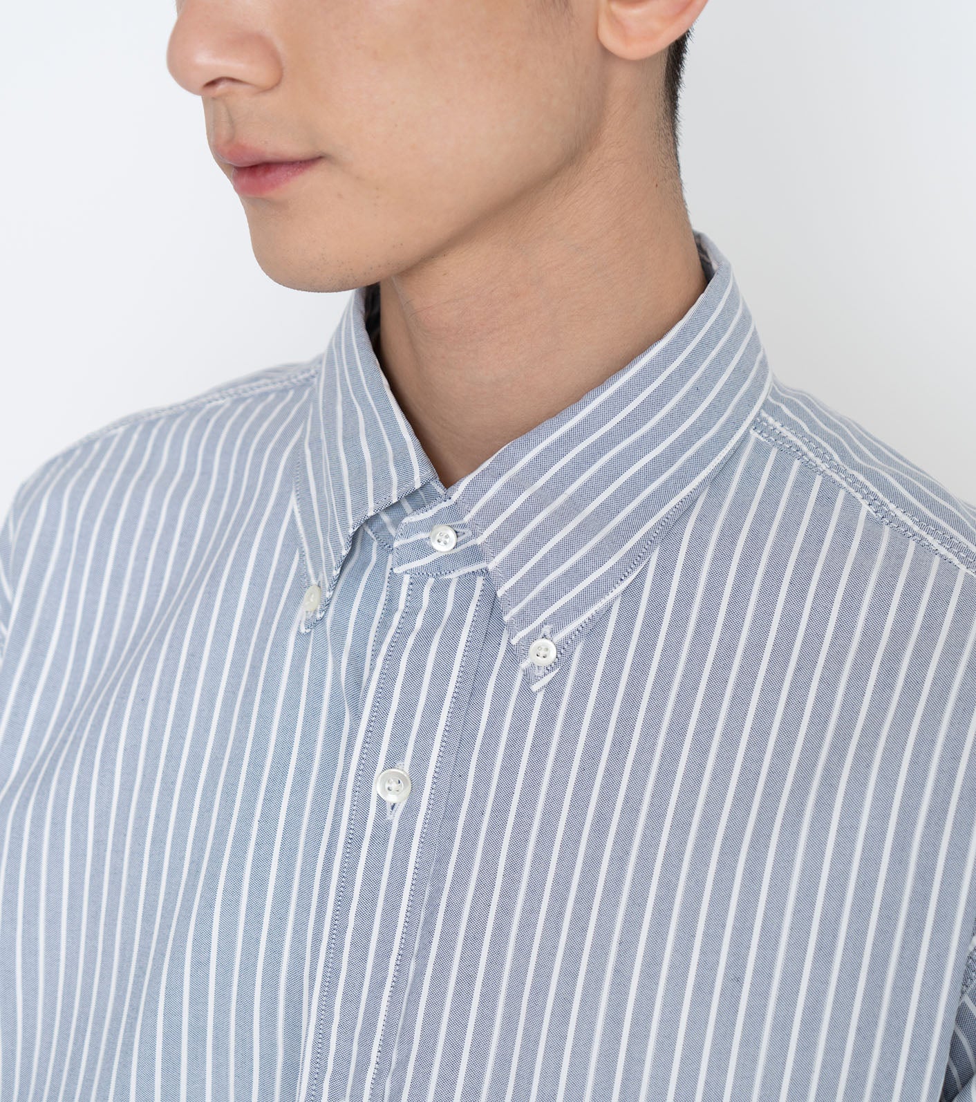 Button Down Stripe Wind Shirt – nanamica NEW YORK