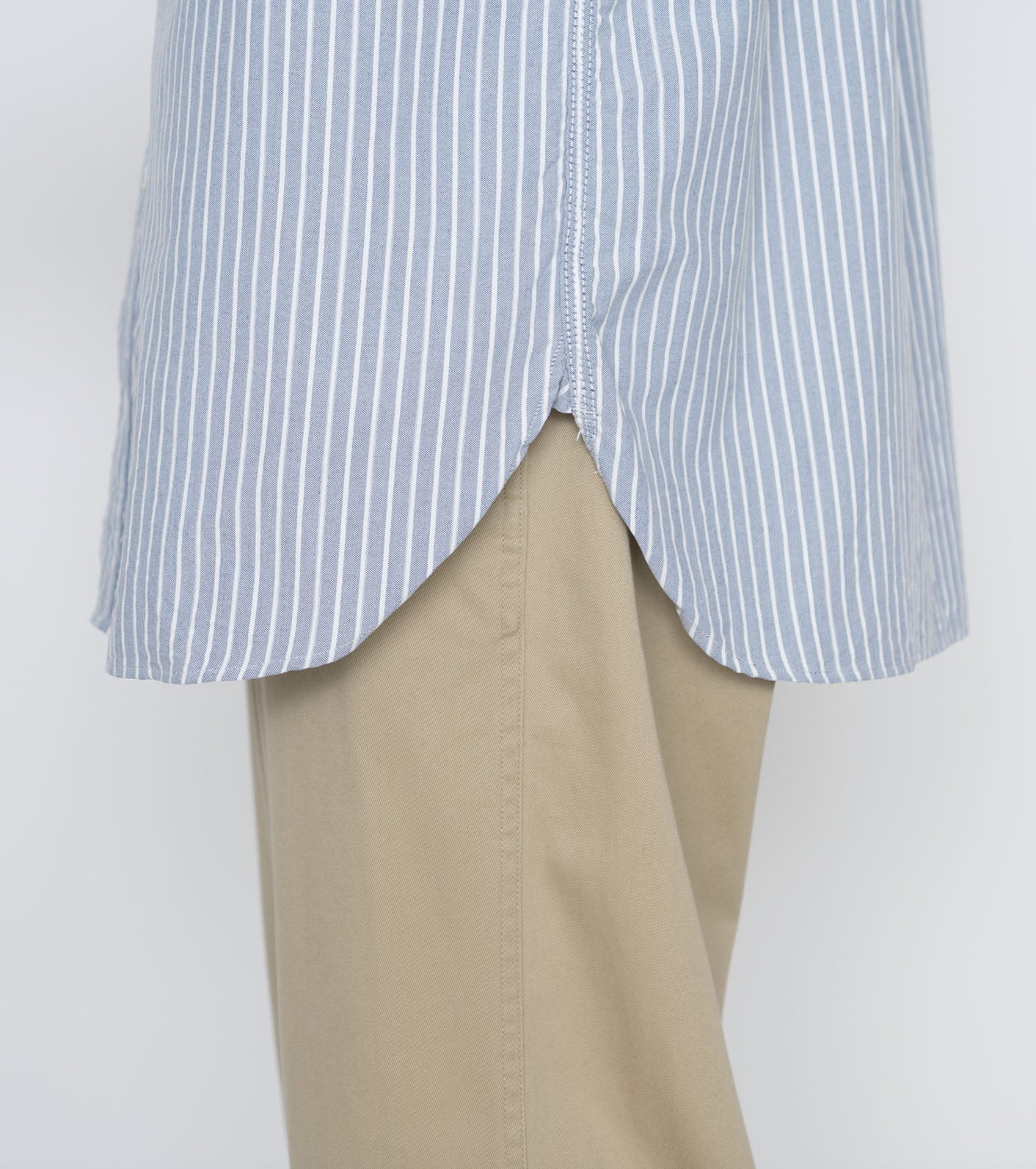 Button Down Stripe Wind Shirt – nanamica NEW YORK
