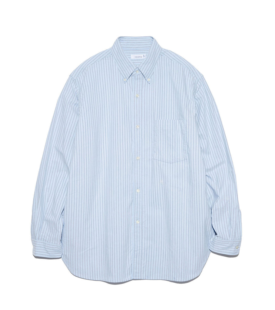 Button Down Stripe Wind Shirt – nanamica NEW YORK