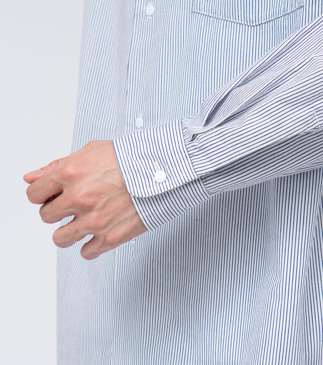 Regular Collar Stripe Wind Shirt – nanamica NEW YORK