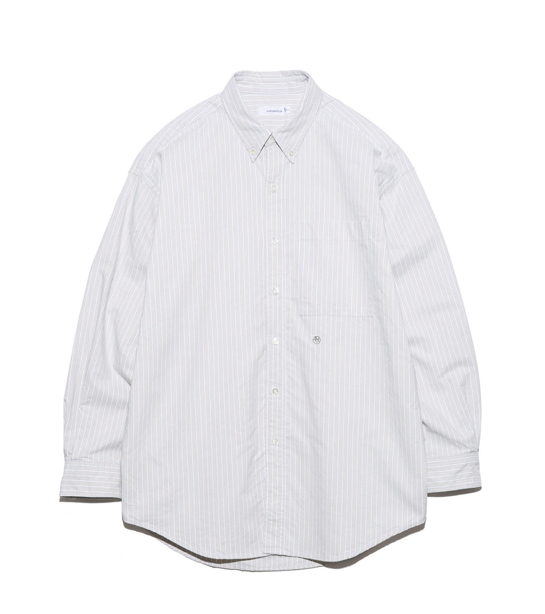 Button Down Stripe Wind Shirt – nanamica NEW YORK