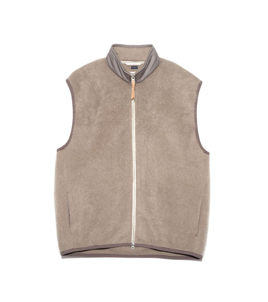 Zip-Up Mohair Vest – nanamica NEW YORK