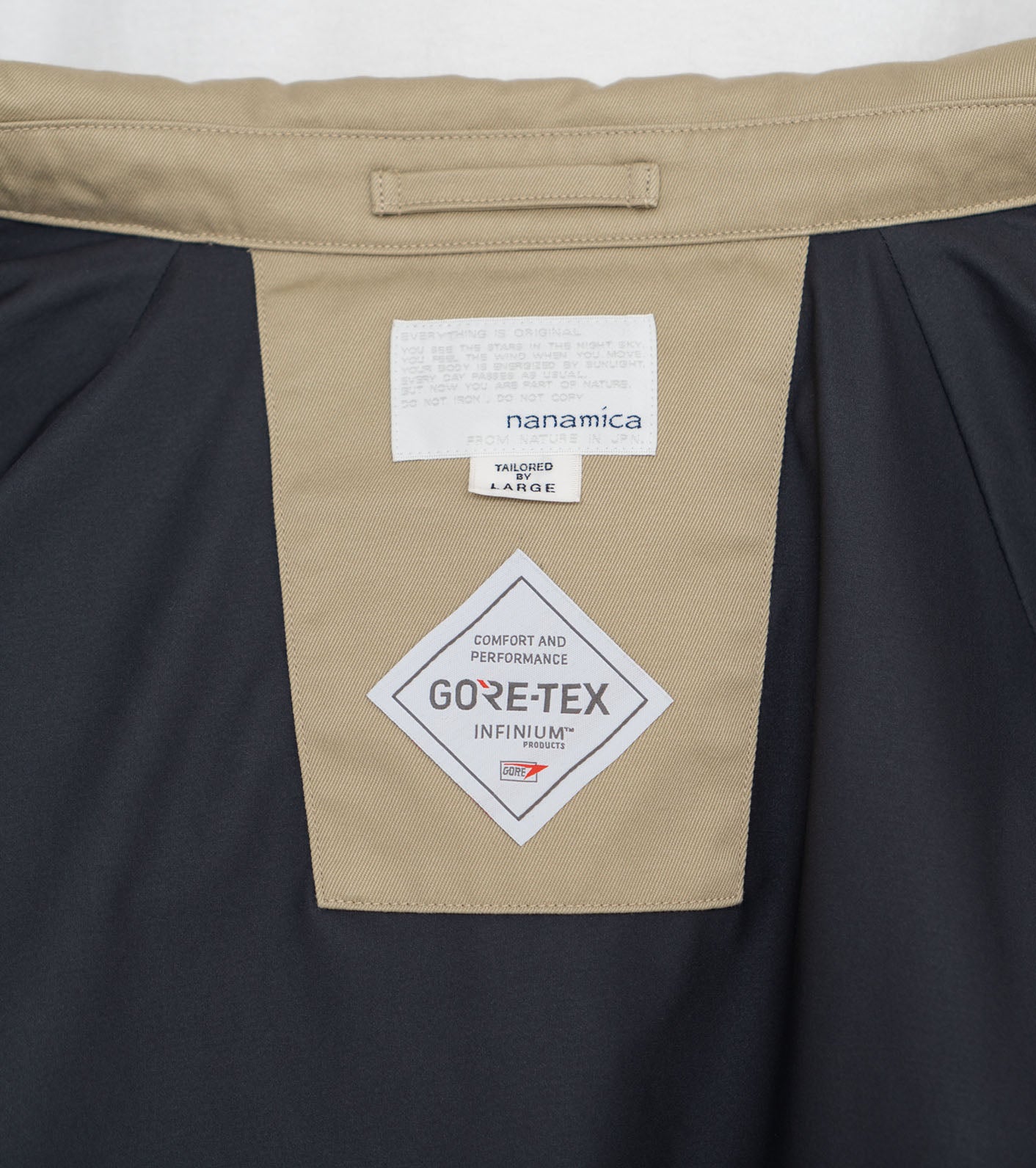 GORE-TEX INFINIUM Chino Crew Jacket – nanamica NEW YORK