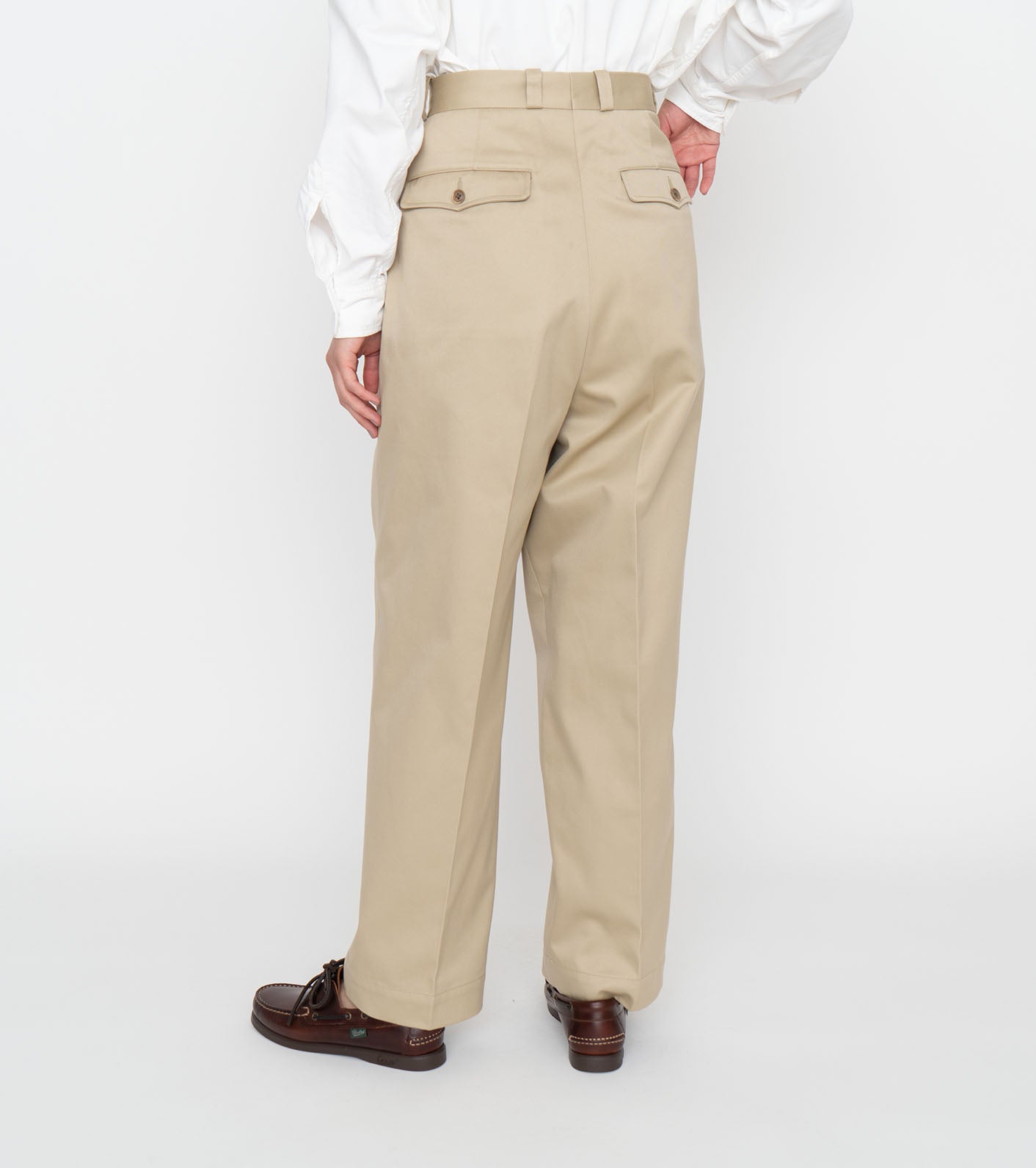 Double Pleat Chino Pants – nanamica NEW YORK